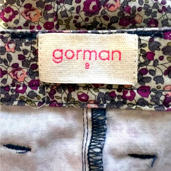 Gorman Floral Print High Waist Denim Skirt Size Small 8 10 - Picture 5 of 6